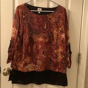 Dress Barn 1X Women’s Sparkly Blouse